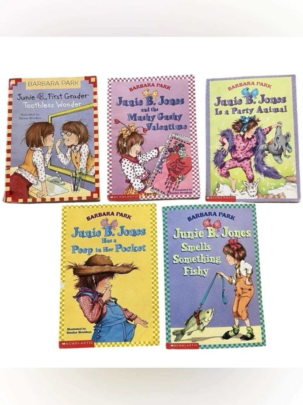 Kids Book Lot of 7: Junie B Jones & Thea Stilton Series Childhood Adventure